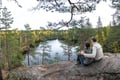 Helsinki: Nuuksio National park hiking with campfire lunch
