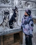 Authentic Cuddling with Siberian Huskies
